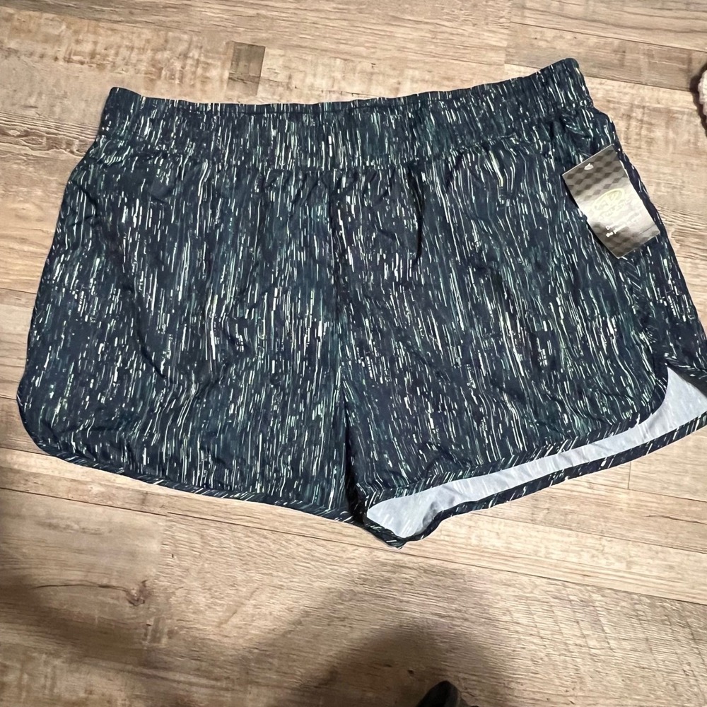 Athletic Works Women Running Shorts DriWorks Dash Teal XL NWT - Picture 2 of 4